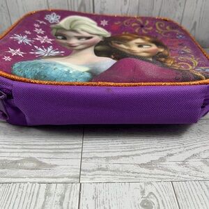 Disney Lunch Bag Unisex Purple Character Themed Frozen Elsa & Anna Zipper